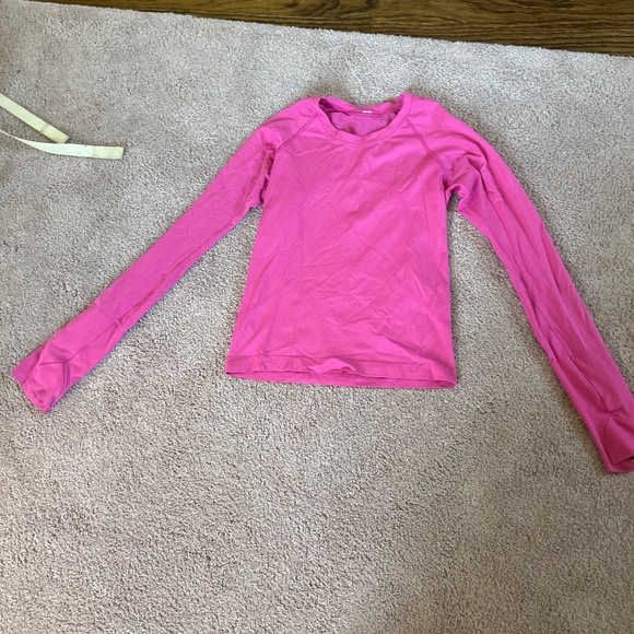 lululemon pink long sleeve swiftly - Picture 1 of 2